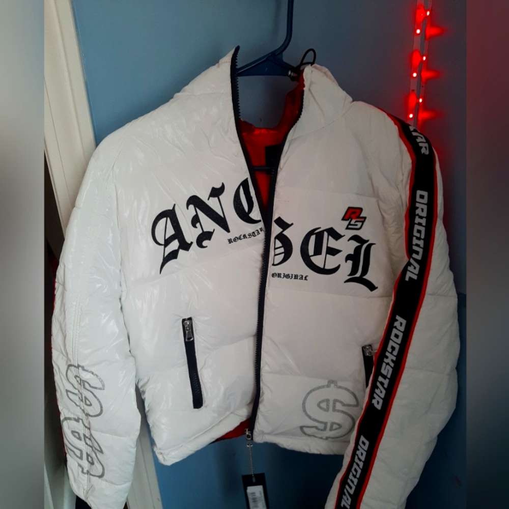 ROCKSTAR PUFFER JACKET WOMEN SIZE SMALL